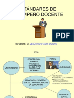 Estandares de Desempeño Docente