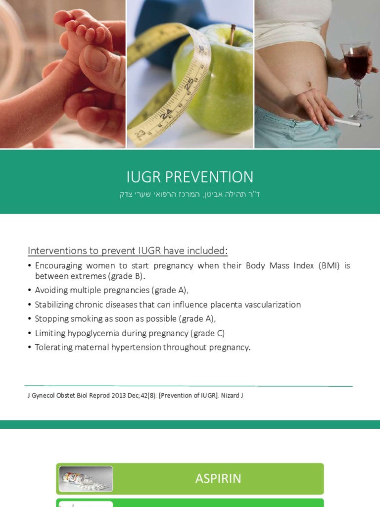 Iugr Prevention PDF Pregnancy Aspirin