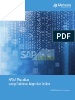 SAP HANA Migration