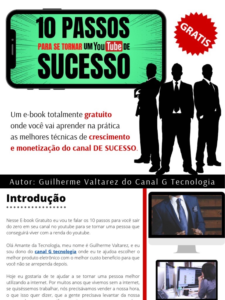10 Passos para Ser um Youtuber de Sucesso | PDF | YouTube | Internet
