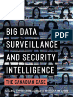 Big Data Surveillance and Security Intelligence The Canadian Case