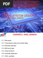 Digital System Design 2 - CHAPTER 5