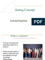 The Marketing Concept: Evolving Perspectives