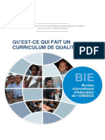 Qu'Est: - Ce Qui Fait Un Curriculum de Qualité ?