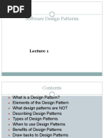 Lecture 1 Software Design Patterns Update