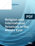 Religion and International Relations in The Middle East
