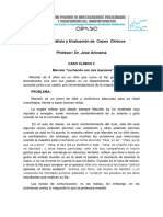 Tema: Análisis y Evaluación de Casos Clínicos: Caso Clinico 3 "Luchando Con Mis Impulsos"