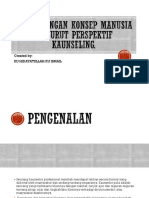 Perbandingan Konsep Manusia Menurut Perspektif Kaunseling