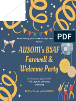 Memorable Farewell & Welcome Party at AUSOM BSAF