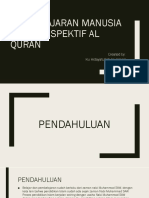 Pembelajaran Manusia Dari Perspektif Al Quran