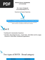 Robotic Process Automation: Mrs. Leena A Deshpande Leena - Deshpande@viit - Ac.in