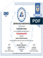 Certificate  2