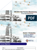 DM ZG531-High Precision Manufacturing: M Tech Digital Manufacturing