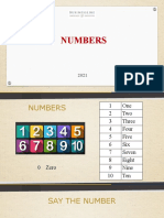 Numbers in English