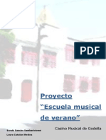 Escuela Musical de Verano1 Proyecto PDF