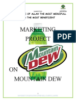 Marketing Project: in The Name of Allah The Most Mercifull and The Most Beneficent