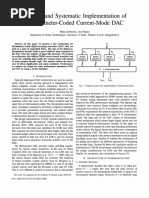 A Novel and Systematic Implementation of Thermometer-Coded Current-Mode DAC