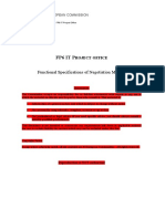 Fp6 It P: Functional Specifications of Negotiation Module