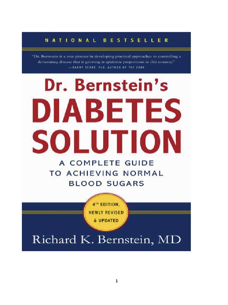 Diabetes Solution Completo Español. DR Richard K. Bernstein | PDF ...