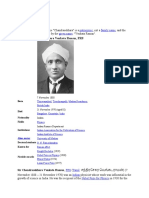 C. V. Raman: Indian Name Patronymic Family Name Given Name
