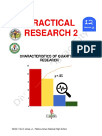 Practical Research 2: Characteristics of Quantitative Research