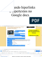 Anexando Hiperlinks e Hipertextos No Google Docs