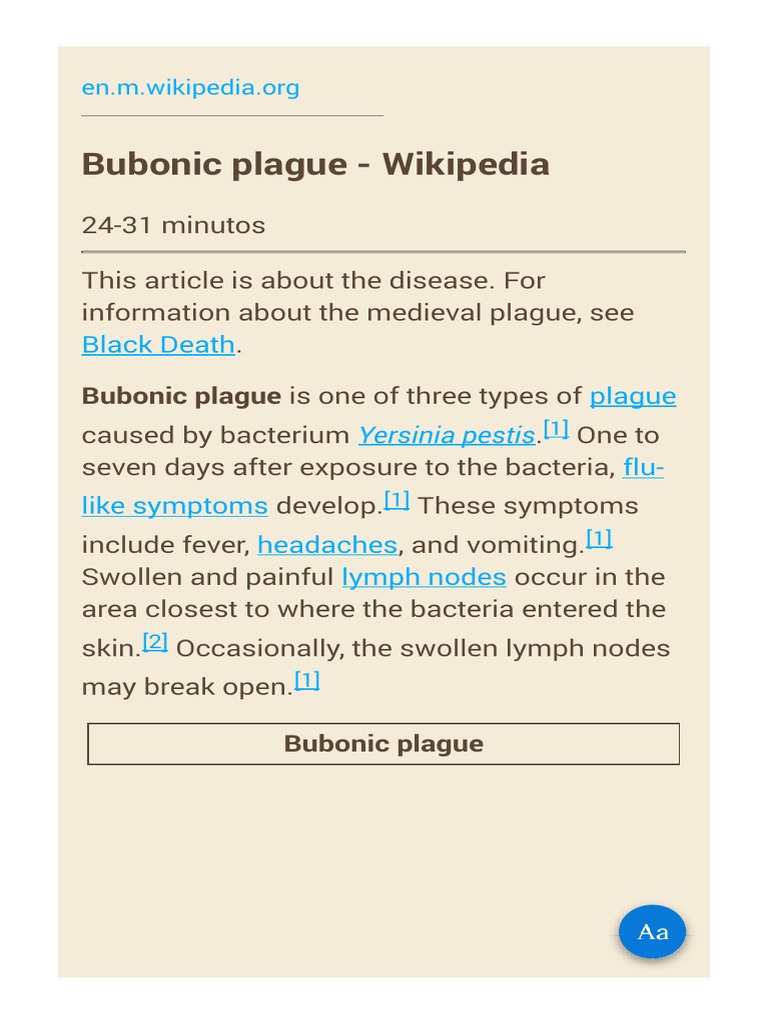 Bubonic Plague | PDF | Microbiology | Medical Specialties