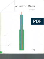SEGAWA, Hugo Arquiteturas No Brasil 1900 1990 - LIVRO