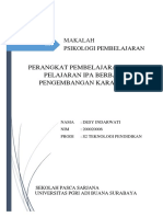 Makalah Praksis PsikoPem - Desy Indarwati - 200020006 - TP20 A