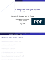 The Internet of Things and Multiagent Systems: Munindar P. Singh and Amit K. Chopra