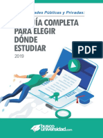 Universidades Públicas y Privadas. La Guía Completa para Elegir Dónde Estudiar