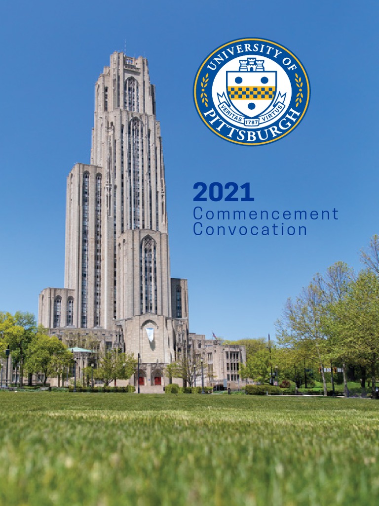 Pitt-Commencement-2021 Fullprogram Accessible PDF The Star Spangled Banner pic