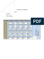 Planificacion Semanal