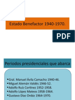 Estado Benefactor 1940-1970