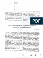 Bellak 1963 Sobre Los Problemas Del Concepto de Proyeccion