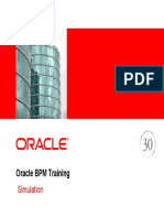 Oracle BPM Training: Simulation