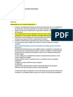 Características de Los Estados Financieros