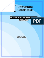 Analisis Y Requerimiento de Software: Página