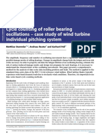 Cycle Counting of Roller Bearing Oscillations - Case Study of Wind Turbine Individual Pitching System