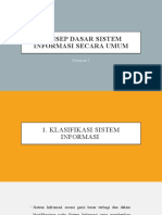 Pertemuan 3 - Konsep Dasar Sistem Informasi Secara Umum