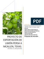 Proyectos - de - Inversion Exportacion Limon Persa Mexico