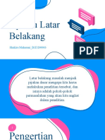 Latar Blakang