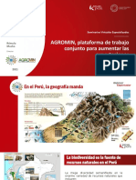 Seminarios Virtuales Especializados sobre Recursos Naturales del Perú