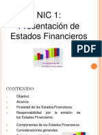 NIC 1: Presentación y estructura de estados financieros