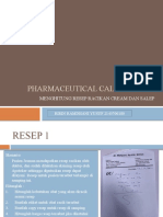 PHARMACEUTICAL CALCULATION Salep