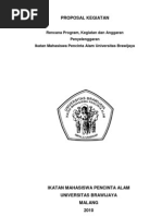 Download PROPOSAL KEGIATAN Rencana Program Kegiatan Dan Anggaran Penyelenggaran Ikatan Mahasiswa Pencinta Alam Universitas Brawijaya by dedidarmaandrians SN53768660 doc pdf