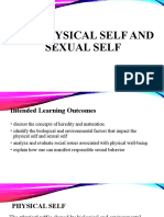 Physical and Sexual Self Development