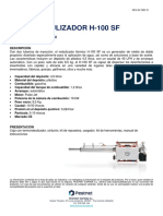 Termonebulizador H 100 SF - Ficha Tecnica - 0221