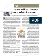 Focus On Political Islamic Groups To Boost Science: World View