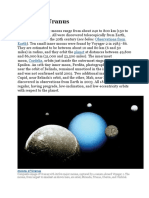Moons of Uranus: Uranus's Observations From Earth Planet Cordelia